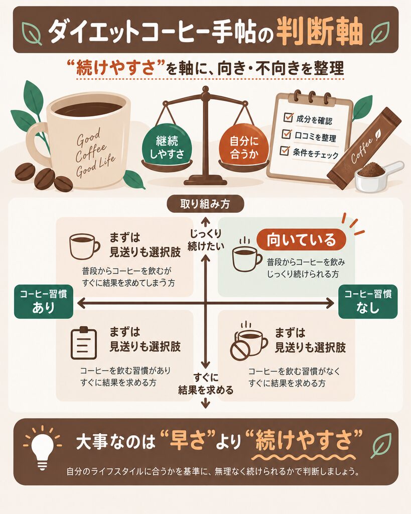 向いている人・慎重な人を整理した判断図